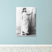 Mounet-Sully as Oedipus in Oedipus Rex Canvas Afdruk (Insitu (Houten vloer))
