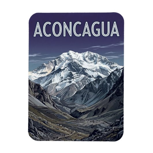 Mount Aconcagua Magneet (Verticaal)