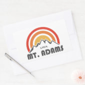 Mount Adams New Hampshire Rechthoekige Sticker (Envelop)