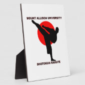 Mount Allison University Shotokan Karate Fotoplaat (Zijkant)