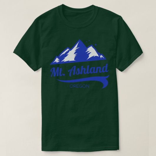 Mount Ashland ski Oregon 1 T-shirt (Design voorkant)