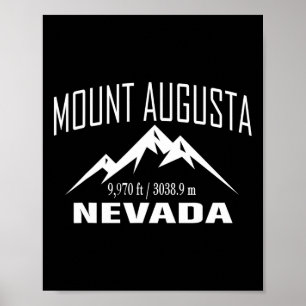 Mount Augusta Nevada Klimmen Top Club Buiten Poster