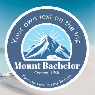 Mount Bachelor Oregon Verenigde Staten Skigebied Sticker
