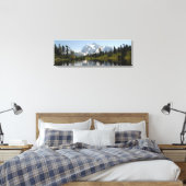 Mount Baker Bellingham WA 36" x 12", 1,5" Canvas Afdruk (Insitu (Slaapkamer))