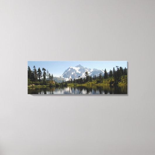 Mount Baker Bellingham WA 36" x 12", 1,5" Canvas Afdruk (Voorkant)