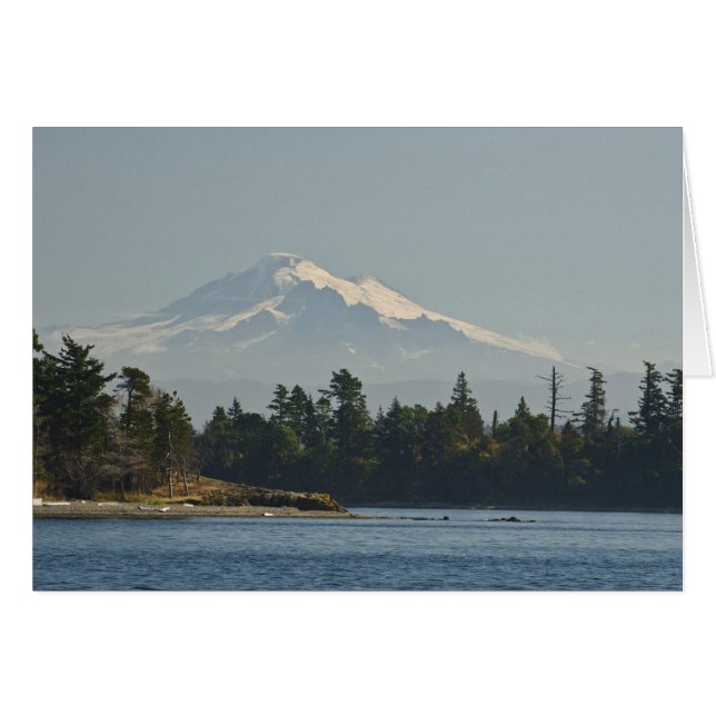 Mount Baker domineert het landschap (Voorkant Horizontaal)
