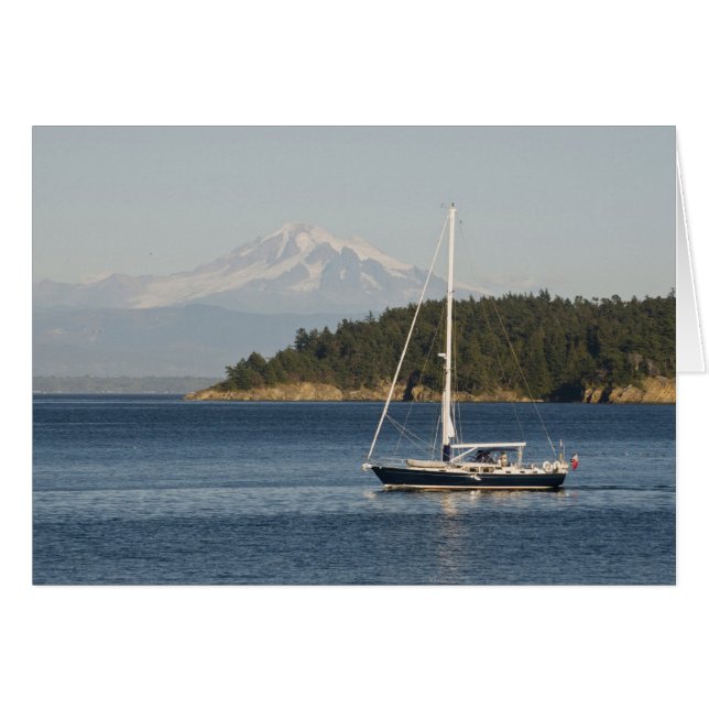 Mount Baker domineert het landschap (Voorkant Horizontaal)