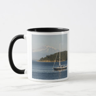 Mount Baker domineert het landschap Mok