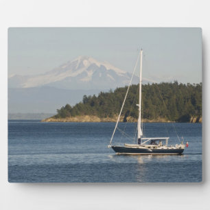 Mount Baker domineert landschap Fotoplaat