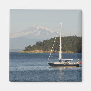 Mount Baker domineert landschap Magneet