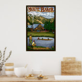 Mount Baker Lodge - Affiche de voyage en Cascade d (Cuisine)