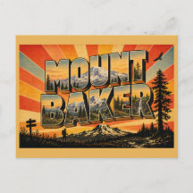 Mount Baker WA Vulkan Oude Groei Kunst