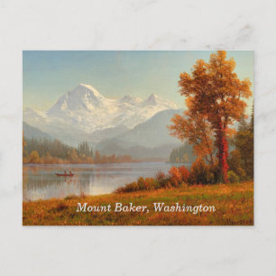 Mount Baker, Washington, mooie kunst. Briefkaart