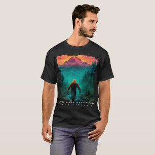 Mount Baker Washington Sasquatch Scenische T-shirt