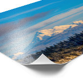 Mount Baker Winter Foto Afdruk (Hoek)