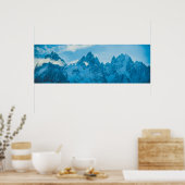 Mount Blanc Chamonix Poster (Keuken)