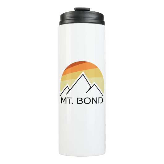Mount Bond New Hampshire Retro Thermosbeker (Voorkant)