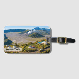 Mount Bromo Aerial Volcano Luxury Bagagelabel