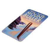 Mount Buller Australia  Ski poster Magneet (Linkerzijde)