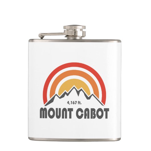 Mount Cabot New Hampshire Heupfles (Voorkant)