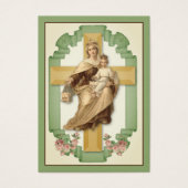 Mount Carmel Jesus Funeral Memorial Heilige Kaart (Voorkant)