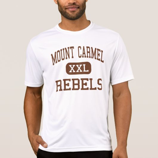 Mount Carmel - Rebels - High - Houston Texas T-shirt (Voorkant)