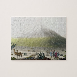 Mount Chimborazo, Ecuador, uit Le Costume Ancien Legpuzzel