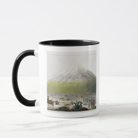 Mount Chimborazo, Ecuador, uit Le Costume Ancien Mok (Links)
