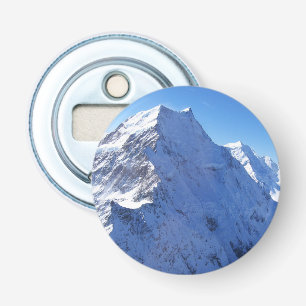 Mount Cook (Aoraki) Peak, Nieuw-Zeeland Button Flesopener