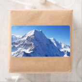 Mount Cook (Aoraki) Piek, Nieuw-Zeeland Etiket (Insitu)