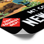 Mount Cook New Zealand Travel Poster (Hoek)