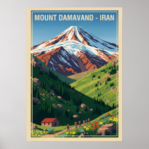 Mount Damavand Iran V05 Poster