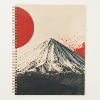 Mount Damavand Minimalistische Wandkunst – Rood Zo Planner