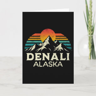 Mount Denali Alaska Wandel Klim Avontuur Nati Kaart