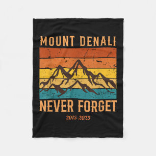 Mount Denali National Park Mount McKinley Verenigd Fleece Deken