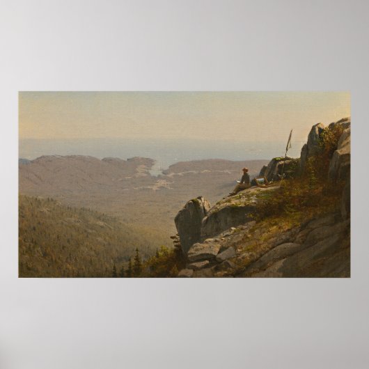 Mount Desert - Poster des Beaux-Arts de Sanford Gi (Devant)