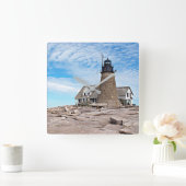 Mount Desert Rock Lighthouse, Maine Vierkante Klok (Huis)
