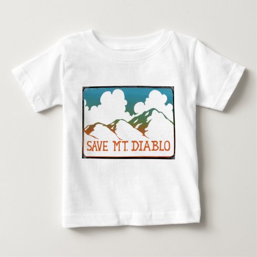 Mount Diablo Baby T-shirt opslaan (Voorkant)