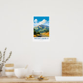 Mount Diablo California Travel Print (Keuken)