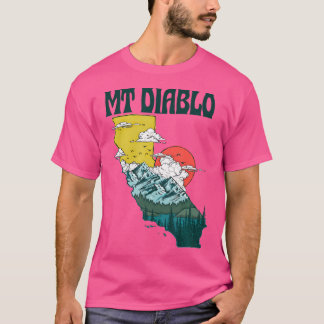 Mount Diablo Californië in de Natuur bergen T-shirt