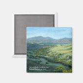 "Mount Diablo Southern Uitzicht" Magnet Magneet (Voorkant / Achterkant)