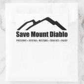 Mount Diablo Sticker opslaan (Tas)