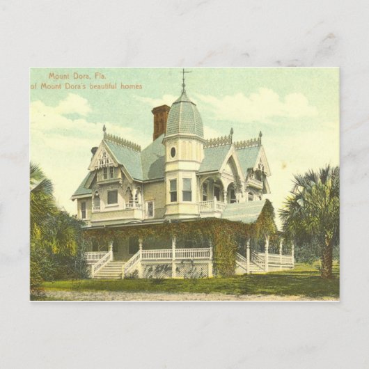 MOUNT DORA, FL - 1907 BRIEFKAART (Voorkant)