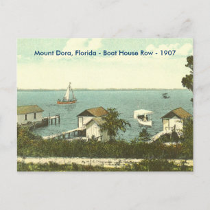 Mount Dora, Fl - Boat House Row - 1907 Briefkaart