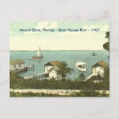 Mount Dora, Fl - Boat House Row - 1907 Briefkaart (Voorkant)