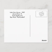 MOUNT DORA, FL - Lake Uitzicht House - 1907 Briefkaart (Achterkant)