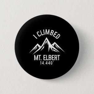 Mount Elbert, Colorado, Bergbeklimmen, Summit Wand Ronde Button 5,7 Cm