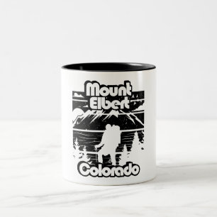 Mount Elbert Colorado Tweekleurige Koffiemok