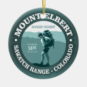 Mount Elbert Keramisch Ornament (Voorkant)