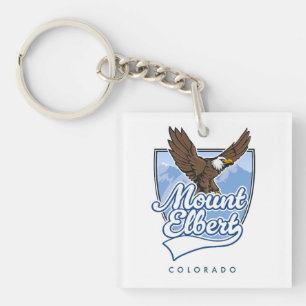 Mount Elbert Travel patch Sleutelhanger